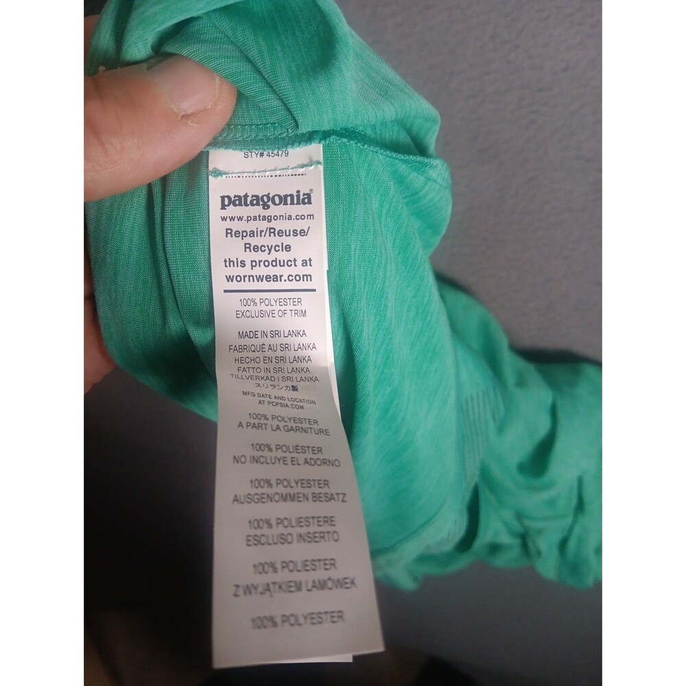 Patagonia Mens - Strataspire Responsibili-Tee T-shirt - Thin Ice GREEN SIZE XXL - Picture 9 of 15